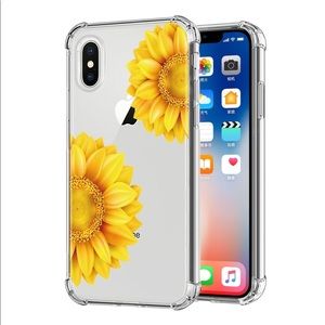 iPhone X sun flower phone case